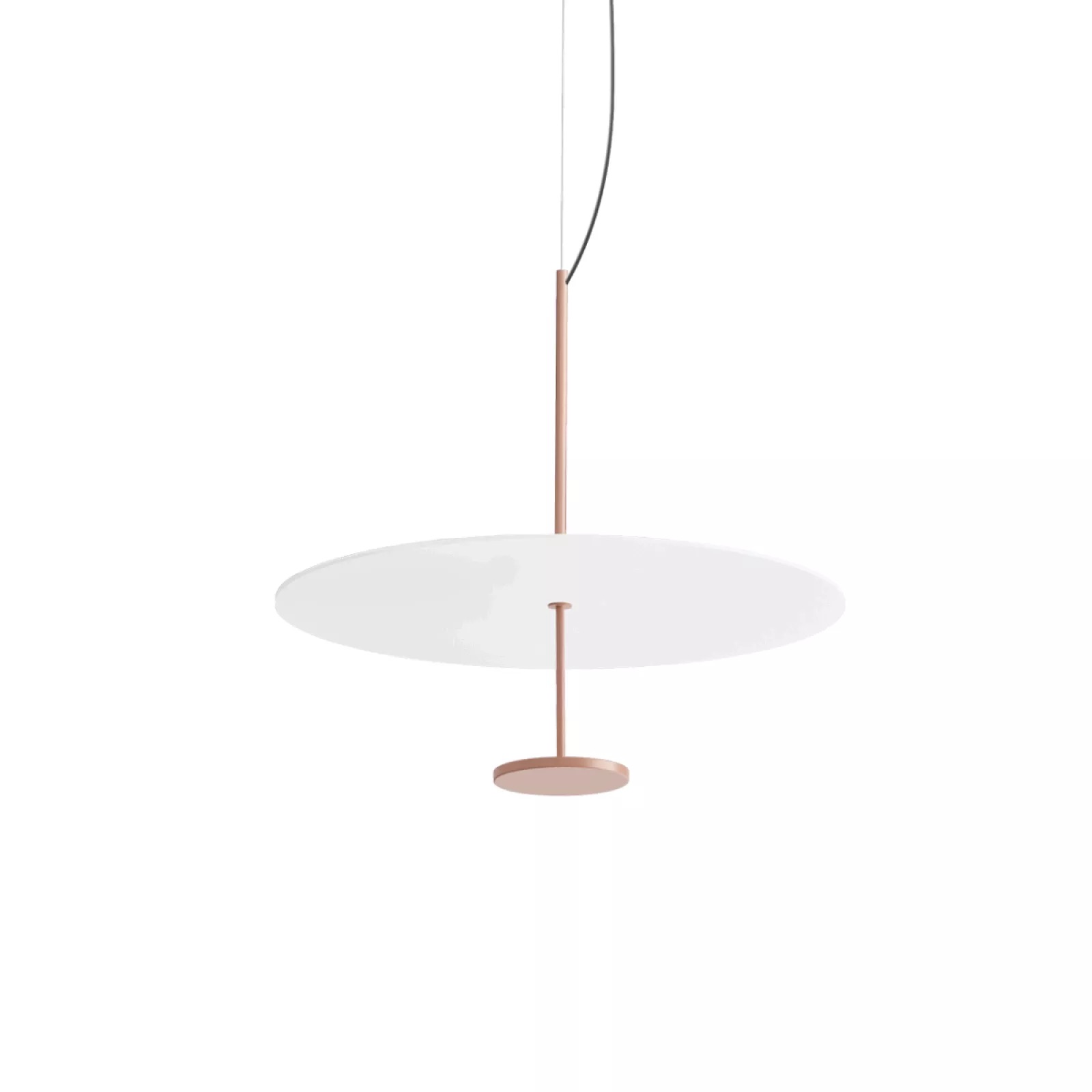 Levně Linealight Závěsné LED svítidlo Stilo_P ø54,5 cm, 21W Barva: Broskvová, Chromatičnost: 2700K