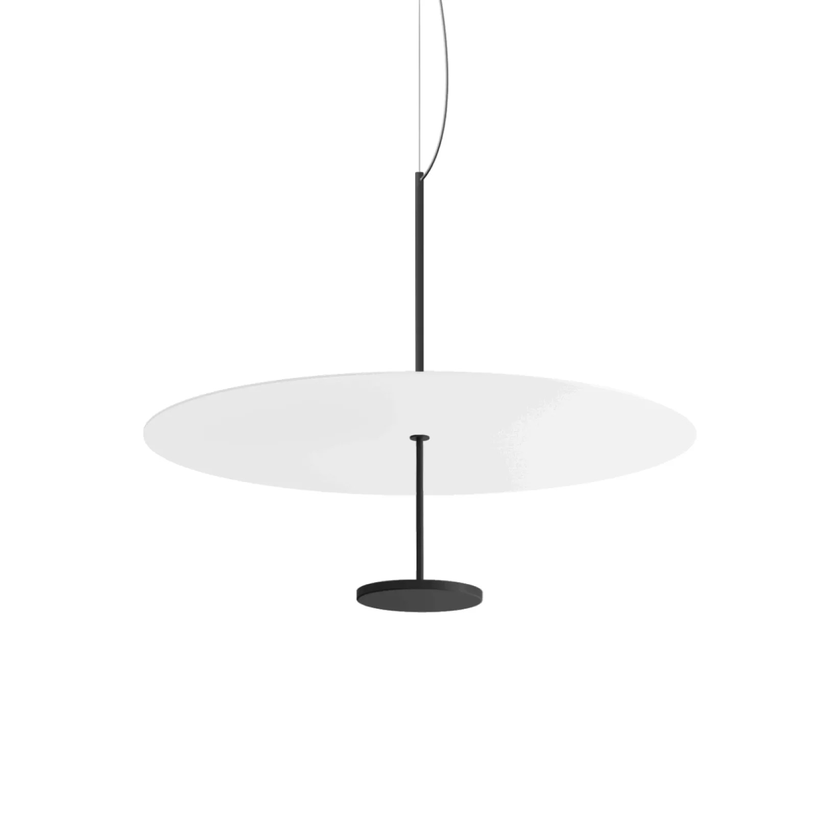 Levně Linealight Závěsné LED svítidlo Stilo_P ø74,5 cm, 32W Barva: Černá, Chromatičnost: 2700K