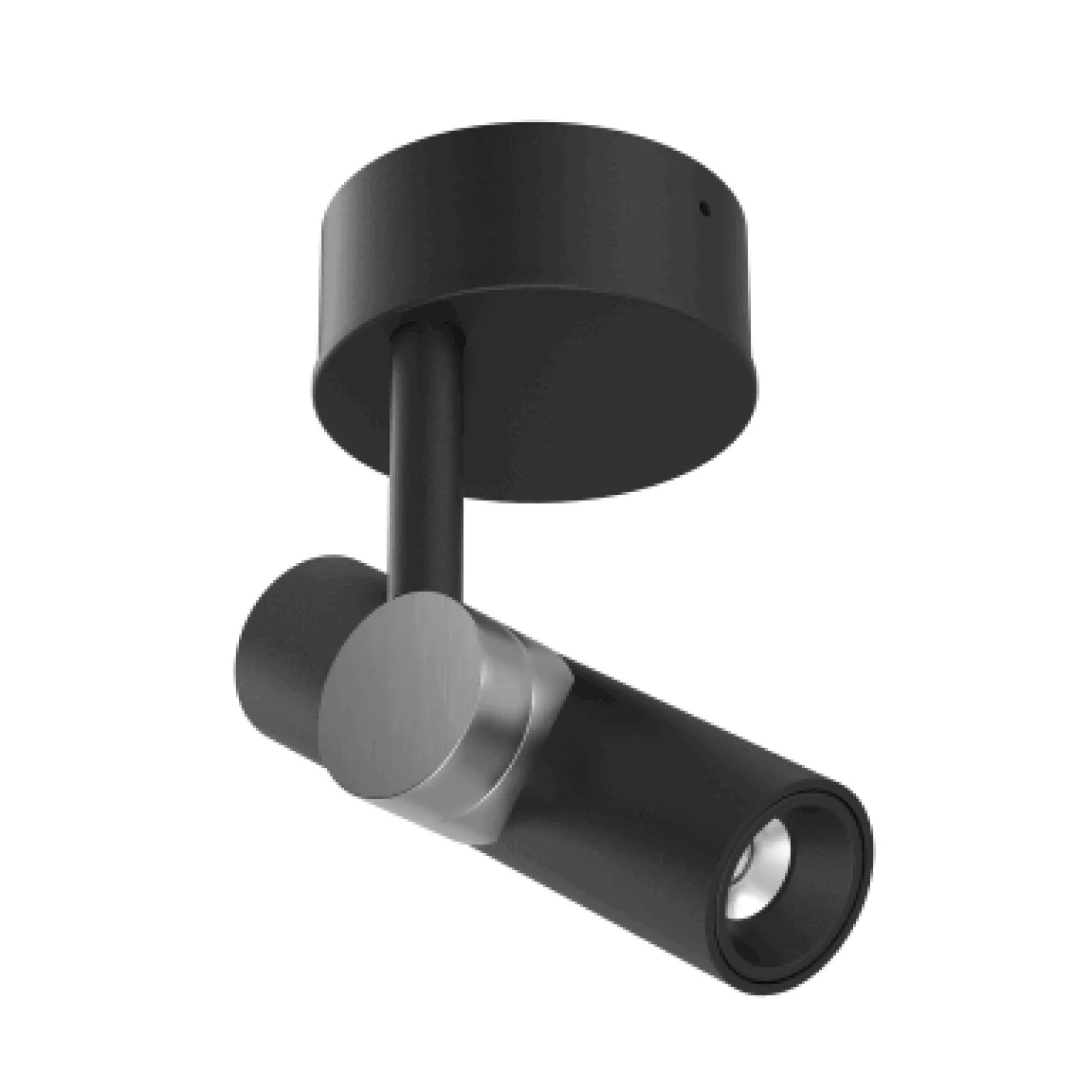 Levně Linealight Stropní LED svítidlo Goose ø4 cm, 8,5W Barva: Černá/Nikl, Chromatičnost: 2700K