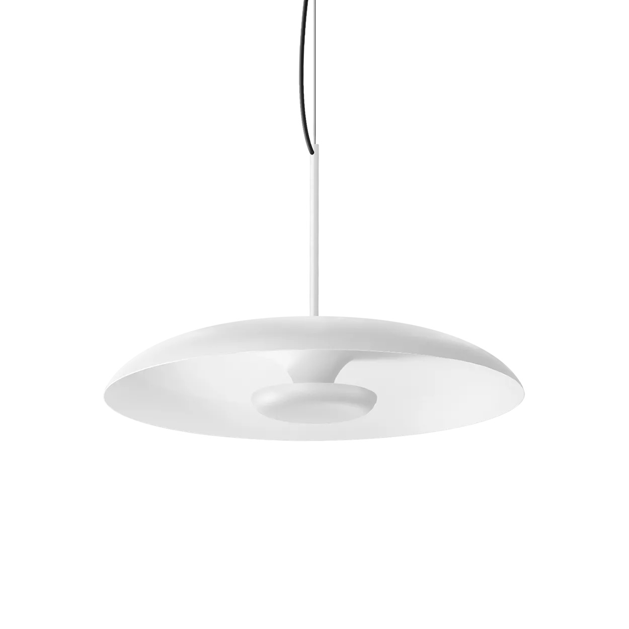 Levně Linealight Závěsné LED svítidlo Basin_P ø48,3 cm, 25W Barva: Bílá, Chromatičnost: 2700K