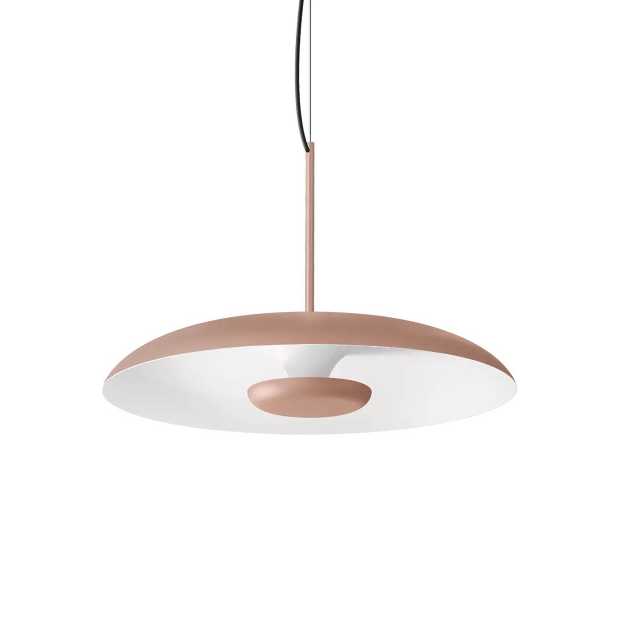 Levně Linealight Závěsné LED svítidlo Basin_P ø48,3 cm, 25W Barva: Broskvová, Chromatičnost: 2700K