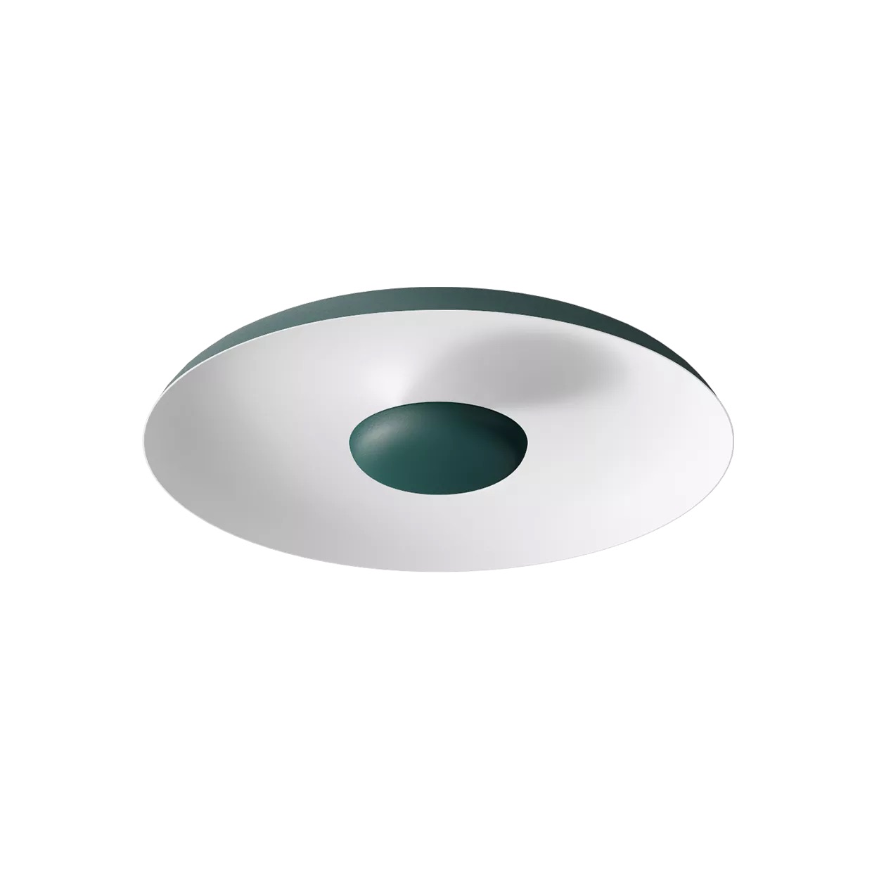 Levně Linealight Stropní LED svítidlo Basin_S ø48,3 cm, 25W Barva: Petrolejová, Chromatičnost: 2700K