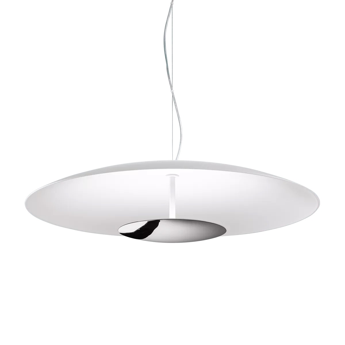 Levně Linealight Závěsné LED svítidlo Horizon_P ø65 cm, 29W Barva: Chrom