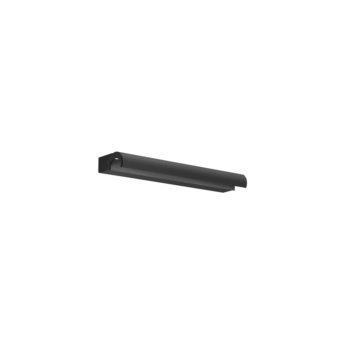 Levně Linealight Nástěnné LED svítidlo Halfpipe_W d.30,9 cm, 9W, IP44 Barva: Černá