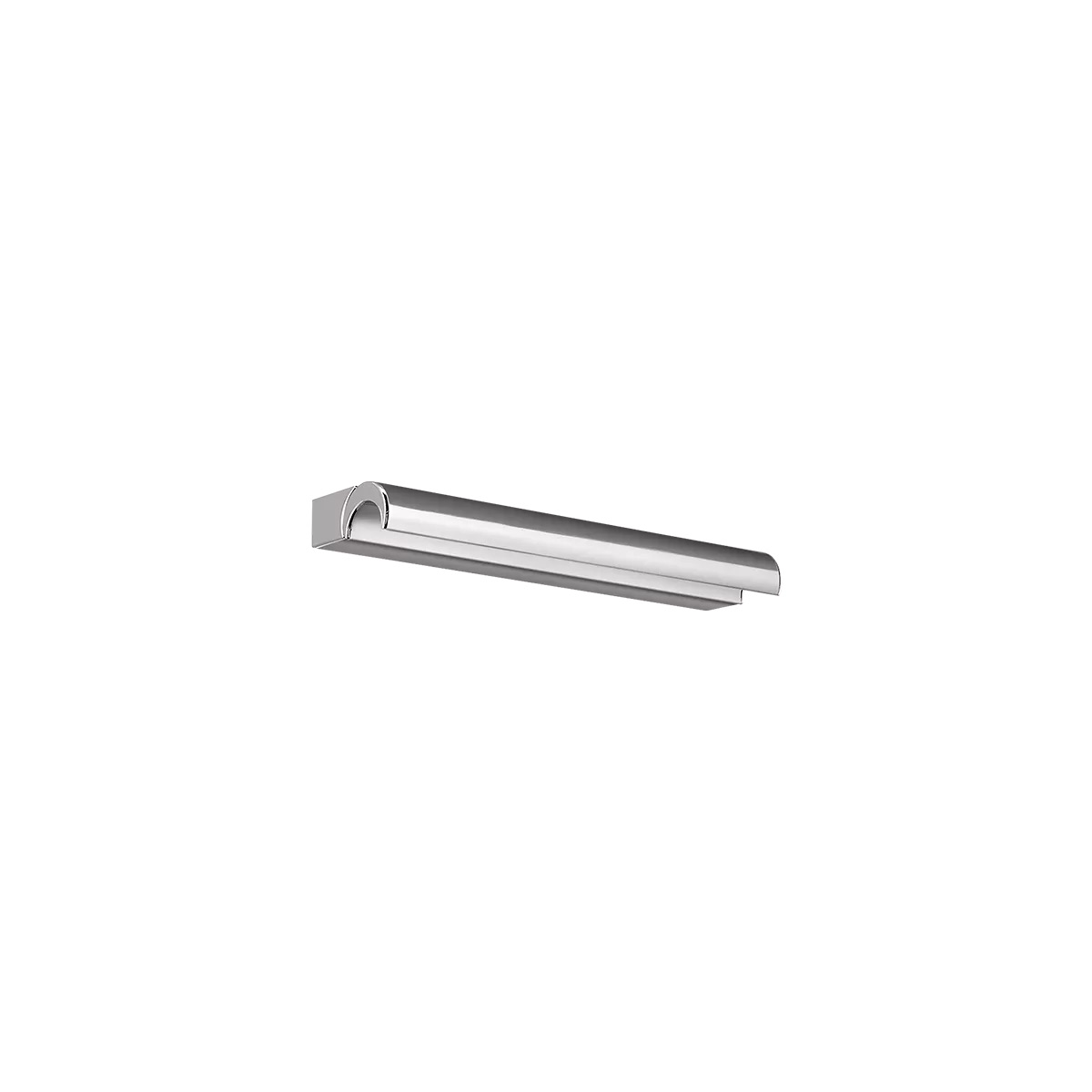 Levně Linealight Nástěnné LED svítidlo Halfpipe_W d.30,9 cm, 9W, IP44 Barva: Hliník