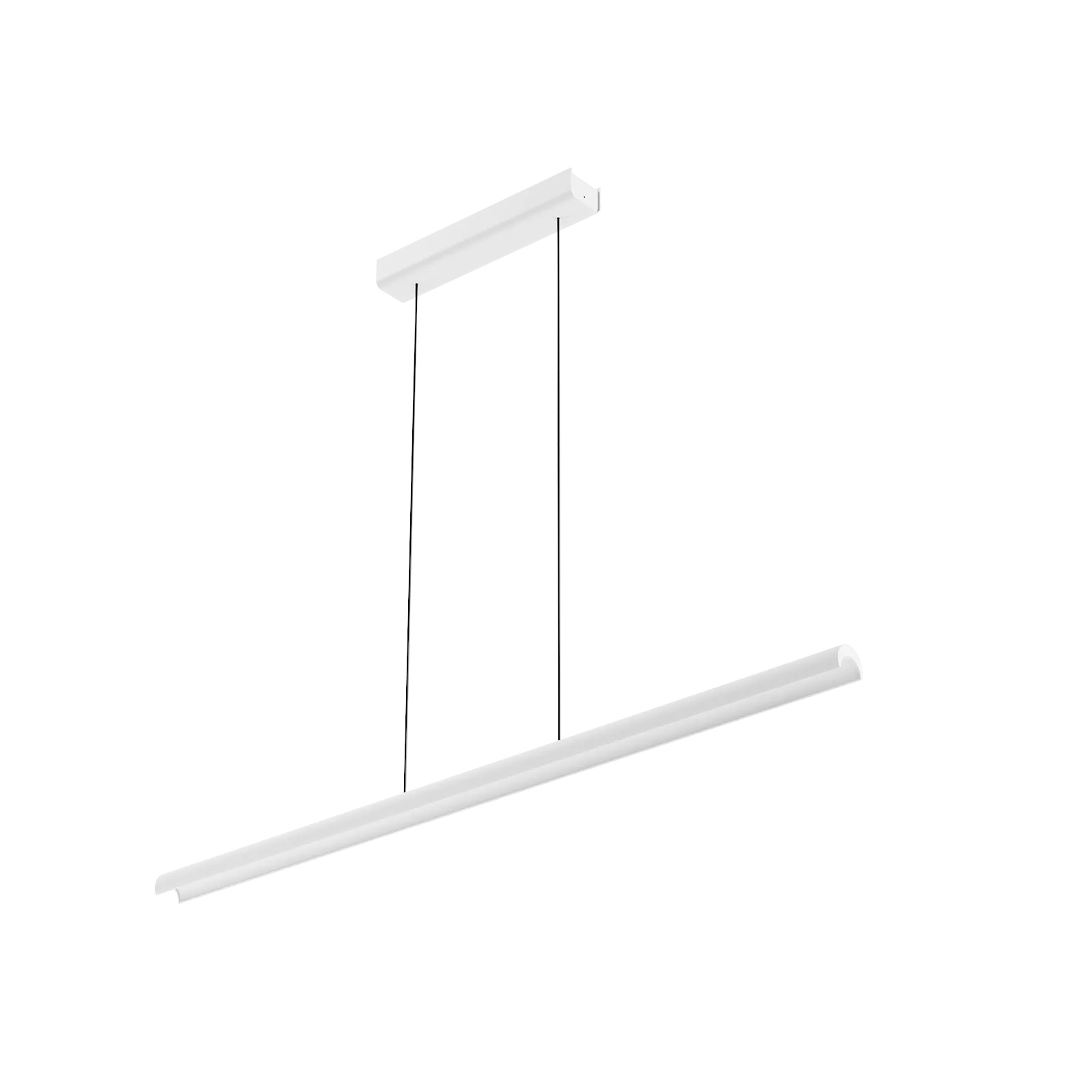 Levně Linealight Závěsné LED svítidlo Halfpipe_P d.98,4 cm, 25W Barva: Bílá