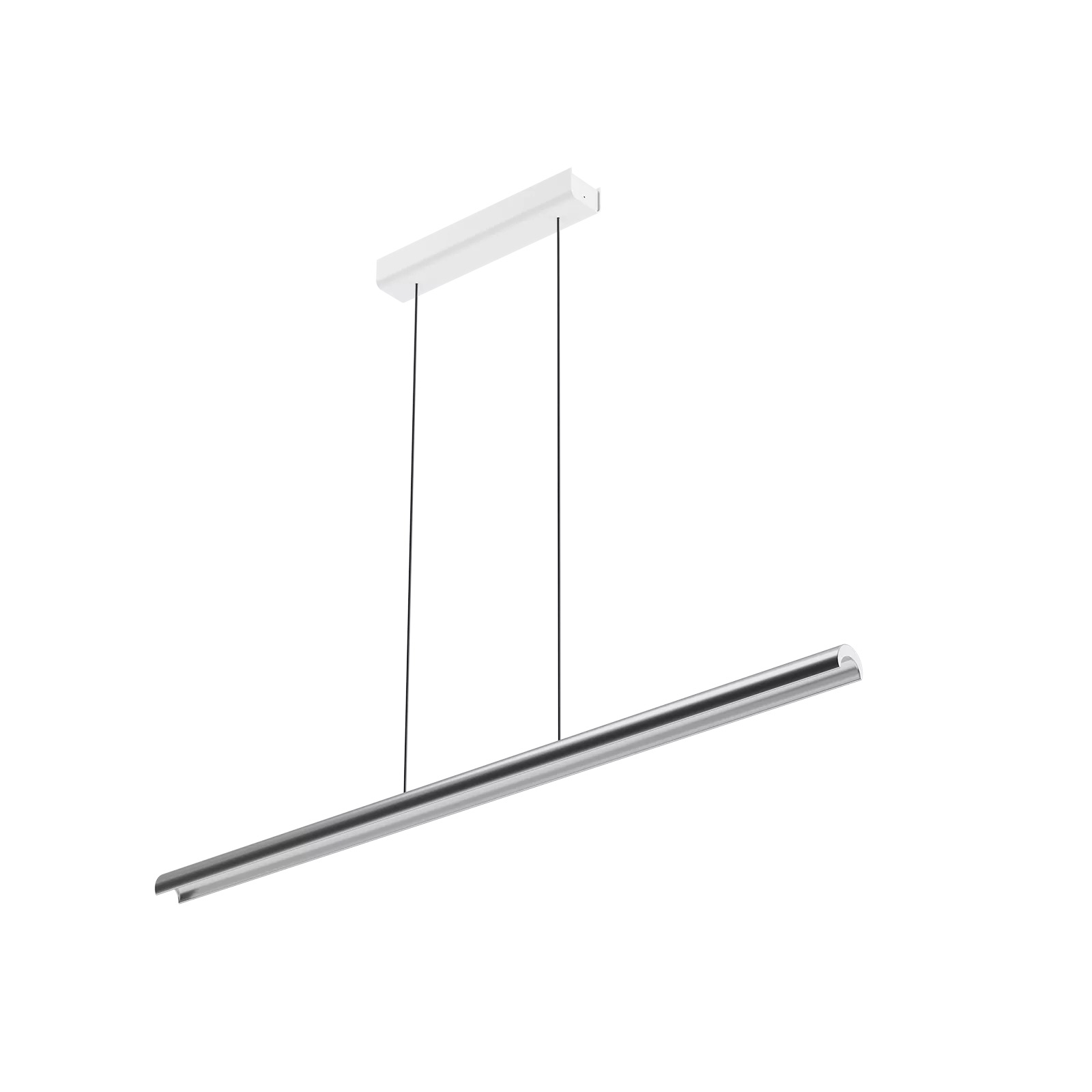 Levně Linealight Závěsné LED svítidlo Halfpipe_P d.98,4 cm, 25W Barva: Hliník