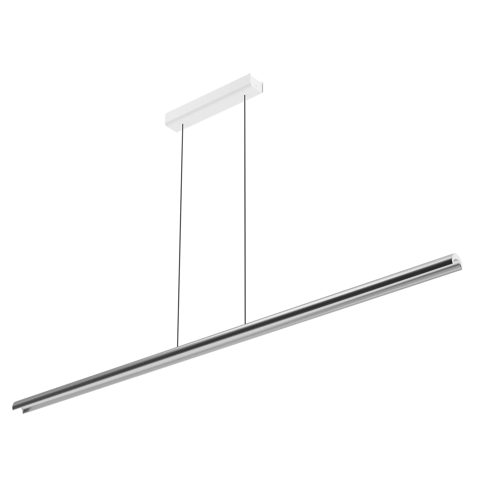 Levně Linealight Závěsné LED svítidlo Halfpipe_P d.143,4 cm, 38W Barva: Hliník