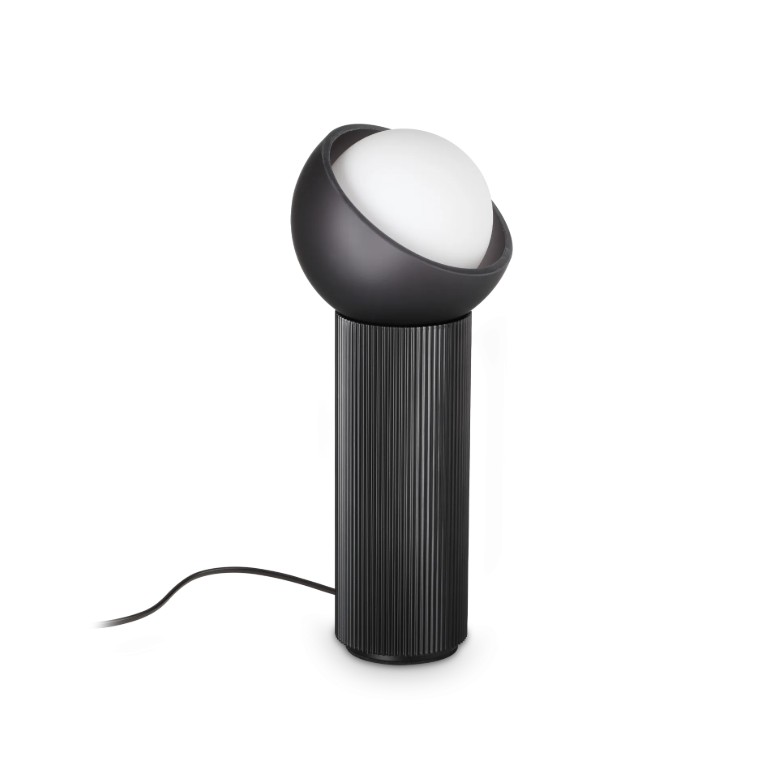 Levně Ideal Lux Designová stolní lampa BLOOM TL1, 1xG9, Ø 115 mm, 270 mm Barva: Černá