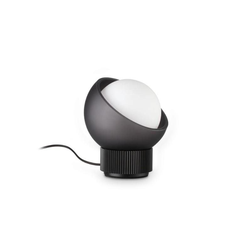 Levně Ideal Lux Designová stolní lampa BLOOM TL1, 1xG9, Ø 115 mm, 127 mm Barva: Černá