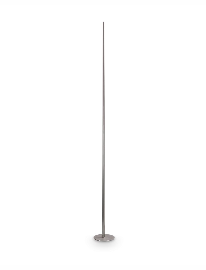 Levně Ideal Lux Stojací LED svítidlo BLADE PT, Ø 250 mm, 15 W Barva: Nikl, Teplota světla: 3000K
