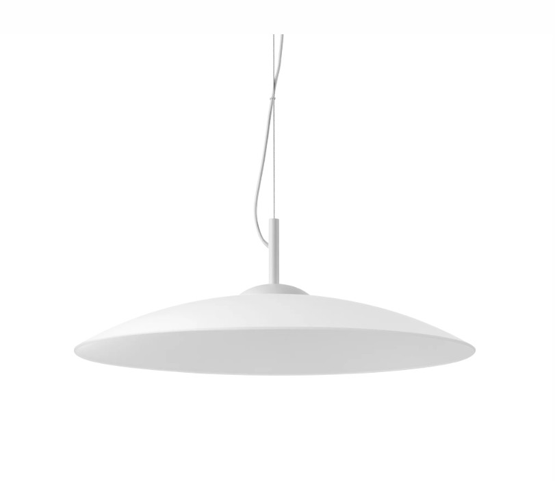 Levně Ideal Lux Designové stropní/závěsné svítidlo ECLIPSE SP1, 1xGX53, Ø 600 mm Barva: Bílá