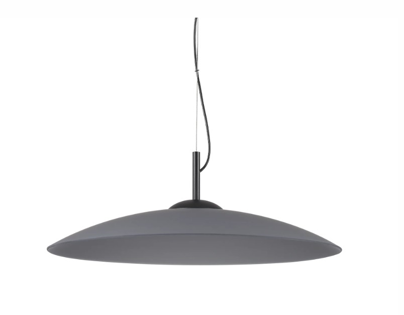 Levně Ideal Lux Designové stropní/závěsné svítidlo ECLIPSE SP1, 1xGX53, Ø 600 mm Barva: Černá