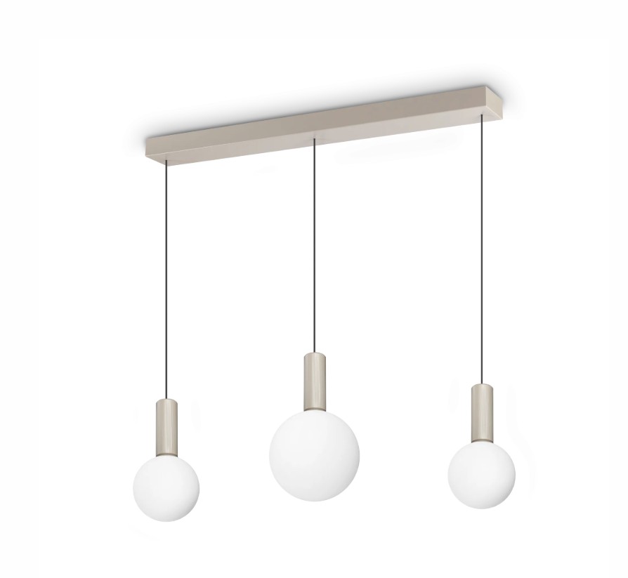 Levně Ideal Lux Stropní/závěsné LED svítidlo ODEON SP3, d 850 mm, v 2530 mm, 20 W Barva: Bílá, Teplota světla: 3000K