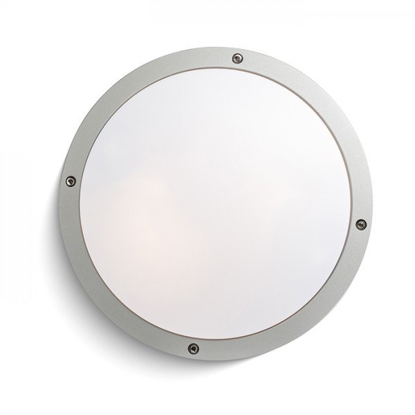 SONNY stropní stříbrnošedá 230V E27 2x18W IP54 - RED - DESIGN RENDL