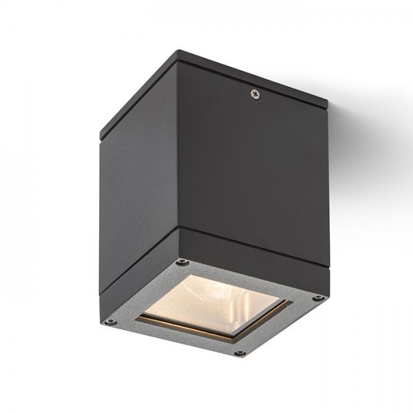Svítidlo QUADRA M stropní antracitová 230V E27 75W IP54 - RED - DESIGN RENDL