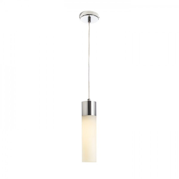 EIGHT závěsná opálové sklo/chrom 230V E27 40W - RED - DESIGN RENDL