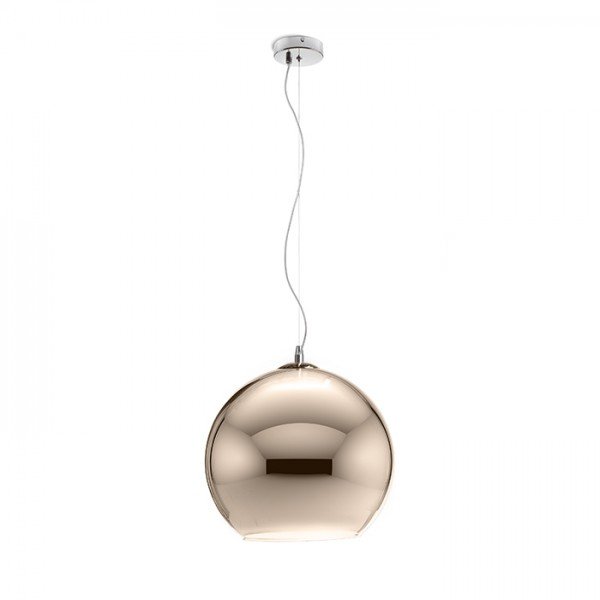 BEAU MONDE 25 závěsná měděné sklo 230V E27 60W - RED - DESIGN RENDL