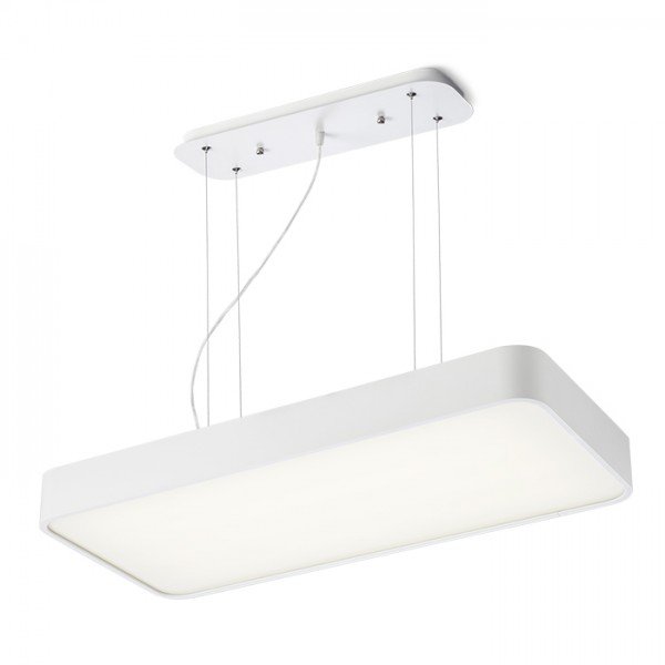 MENSA obdelníková závěsná bílá 230V LED 36W 3000K - RED - DESIGN RENDL