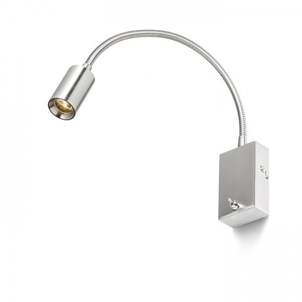 VERSA nástěnná matný nikl 230V LED 3W 40° 3000K, 240lm - RED - DESIGN RENDL