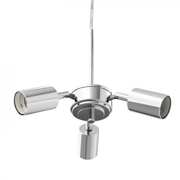 TRIX závěsná sada chrom 230V E27 3x60W - RED - DESIGN RENDL
