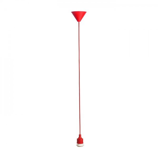 LISA závěsná sada červená 230V E27 60W - RED - DESIGN RENDL