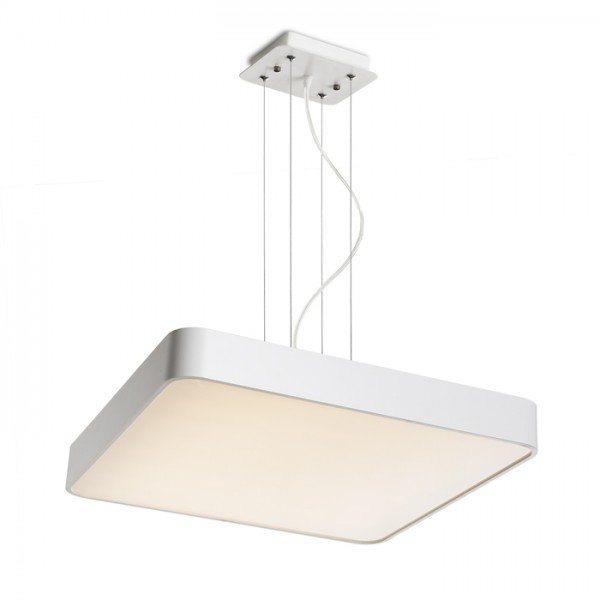 MENSA 48 SQ závěsná bílá 230V LED 56W 3000K - RED - DESIGN RENDL