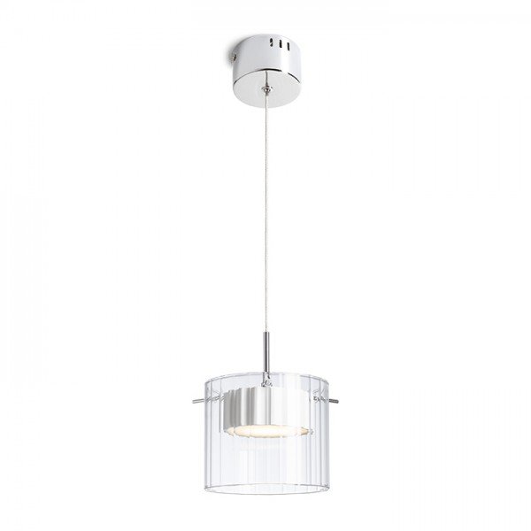 ESTRA I závěsná bílá čiré sklo 230V LED 5W 3000K - RED - DESIGN RENDL