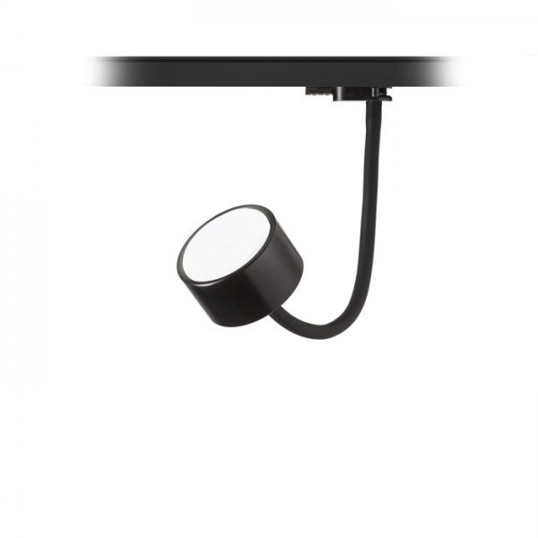 PIXIE na husím krku pro tříokr. lištu černá 230V GX53 LED 7W - RED - DESIGN RENDL