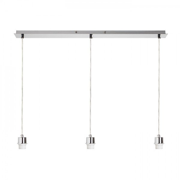 Levně MORE 80 stropní závěsná základna matný nikl 230V E27 3x42W - RED - DESIGN RENDL