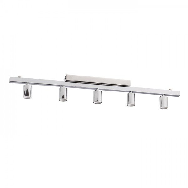 Levně RALLONG 5 stropní základna chrom 230V E27 5x42W - RED - DESIGN RENDL