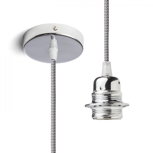 ELISA závěsná sada CHZ+Č/BK+CHO   230V E27 28W - RED - DESIGN RENDL