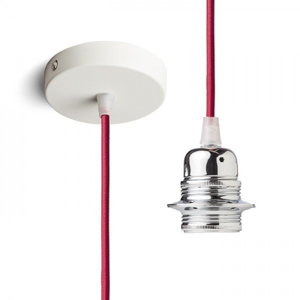 ELISA závěsná sada BZ+ČEK+CHO   230V E27 28W - RED - DESIGN RENDL