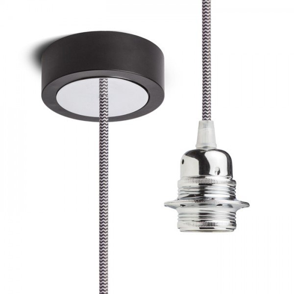 HEX závěsná sada ČZ+Č/BK+CHO+CHK1  230V E27 28W - RED - DESIGN RENDL