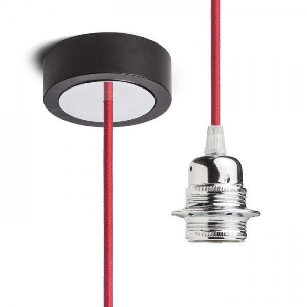 HEX závěsná sada ČZ+ČEK+CHO+CHK1  230V E27 28W - RED - DESIGN RENDL