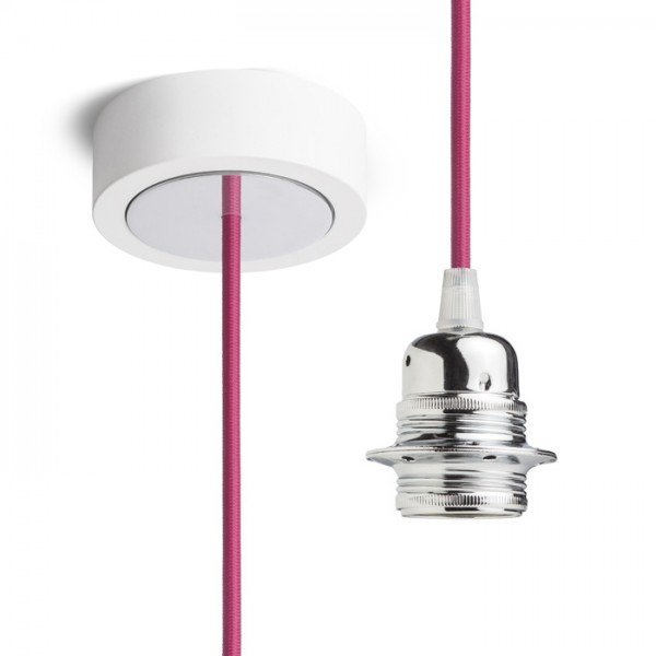 HEX závěsná sada BZ+FK+CHO+CHK1 230V E27 28W - RED - DESIGN RENDL