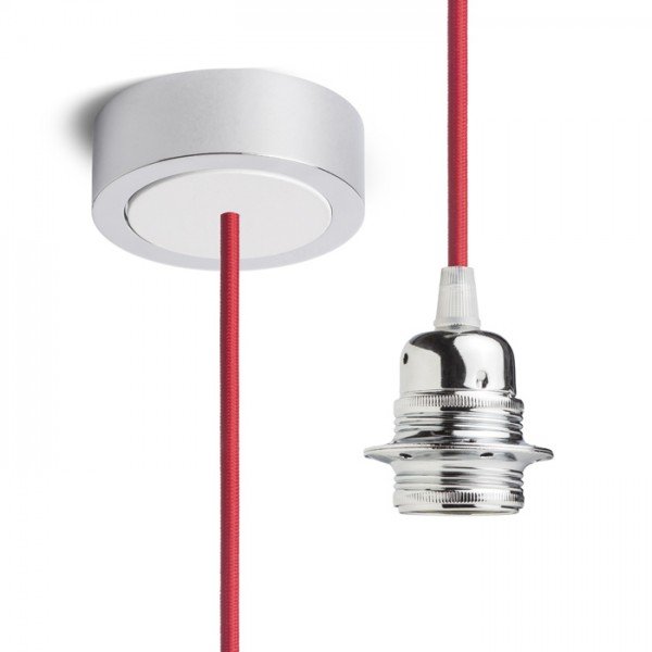 HEX závěsná sada CHZ+ČEK+CHO+BK1  230V E27 28W - RED - DESIGN RENDL