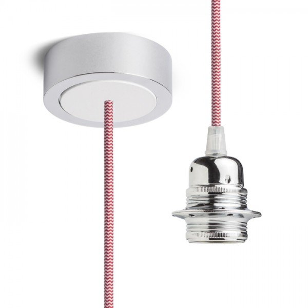 HEX závěsná sada CHZ+ČE/BK+CHO+BK1  230V E27 28W - RED - DESIGN RENDL