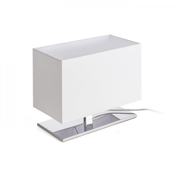 PLAZA S stolní bílá chrom 230V E27 42W - RED - DESIGN RENDL
