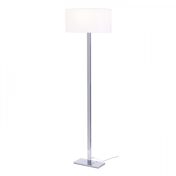 PLAZA stojanová bílá chrom 230V E27 42W - RED - DESIGN RENDL
