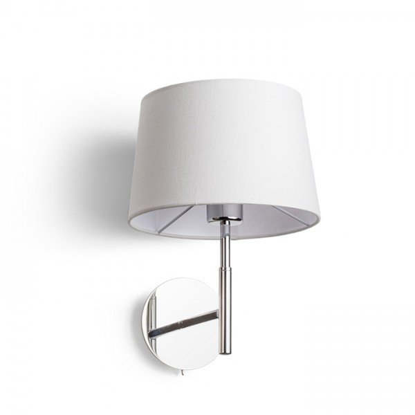 BROADWAY nástěnná bílá chrom 230V E27 42W - RED - DESIGN RENDL