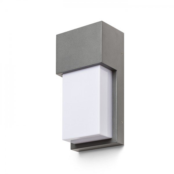 CHICAGO nástěnná antracitová 230V E27 18W IP44 - RED - DESIGN RENDL