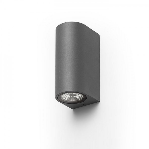 ZACK II antracitová 230V LED 2x3W IP54 3000K - RED - DESIGN RENDL
