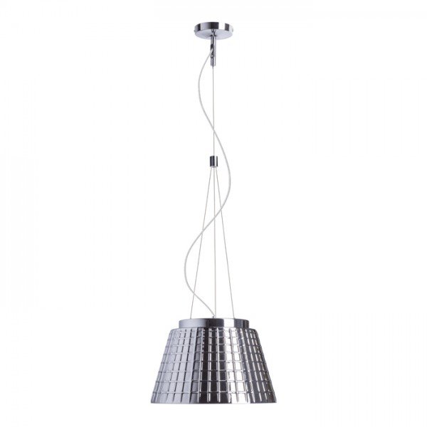 CORONA závěsná chromované sklo 230V E27 42W - RED - DESIGN RENDL