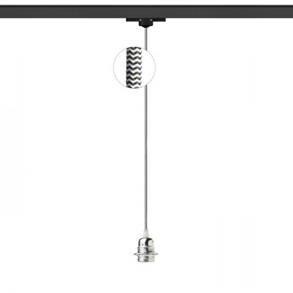 ELISA pro tříokr. lištu ČA+Č/BK+CHO 230V E27 28W - RED - DESIGN RENDL