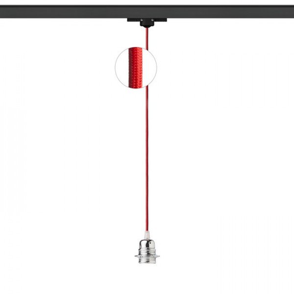 ELISA pro tříokr. lištu ČA+ČEK+CHO 230V E27 28W - RED - DESIGN RENDL