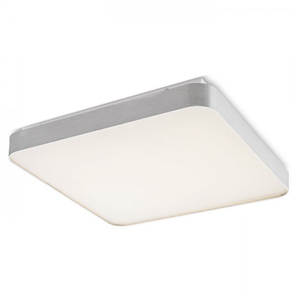 Levně MENSA SQ 80 stropní česaný hliník 230V LED 138W 3000K - RED - DESIGN RENDL