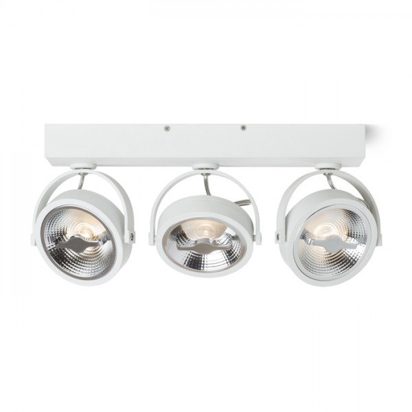 KELLY LED III nástěnná bílá 230V LED 3x12W 24° 3000K - RED - DESIGN RENDL