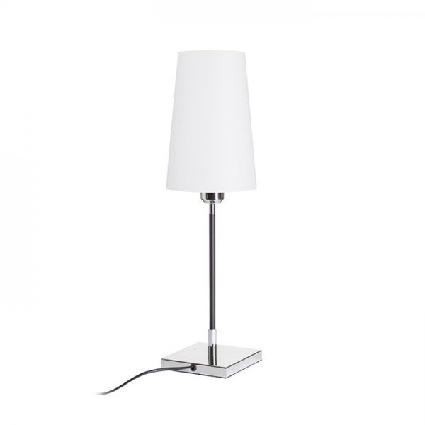 LULU stolní bílá/černá chrom 230V E27 28W - RED - DESIGN RENDL