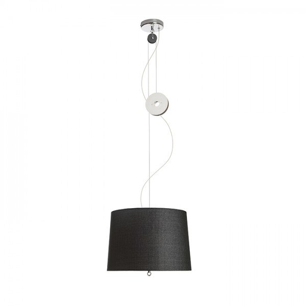 LEVITA závěsná stahovací černá 230V E27 42W - RED - DESIGN RENDL